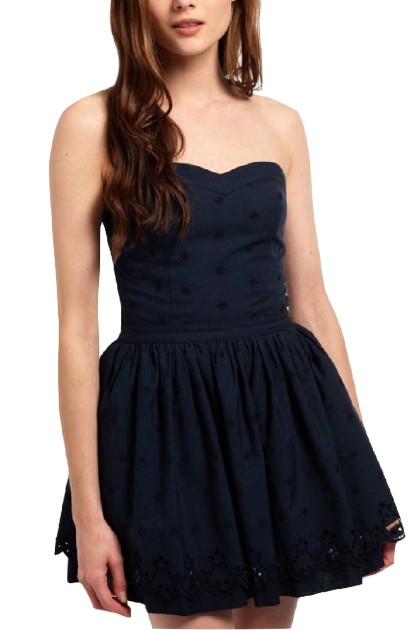 Superdry "50's Daisy Dress Eclipse Navy" φόρεμα